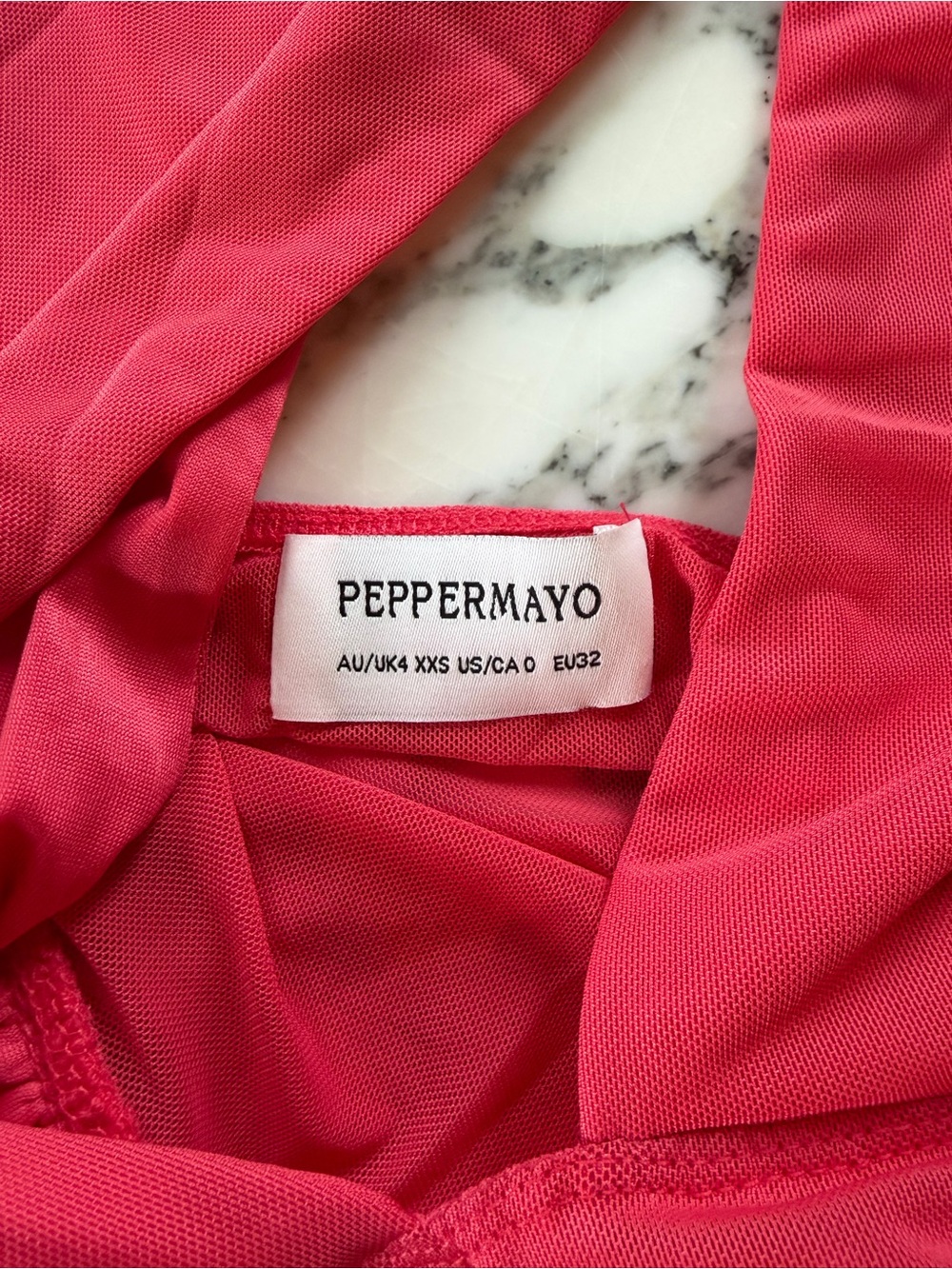 Peppermayo Hot Pink Bandeau Top